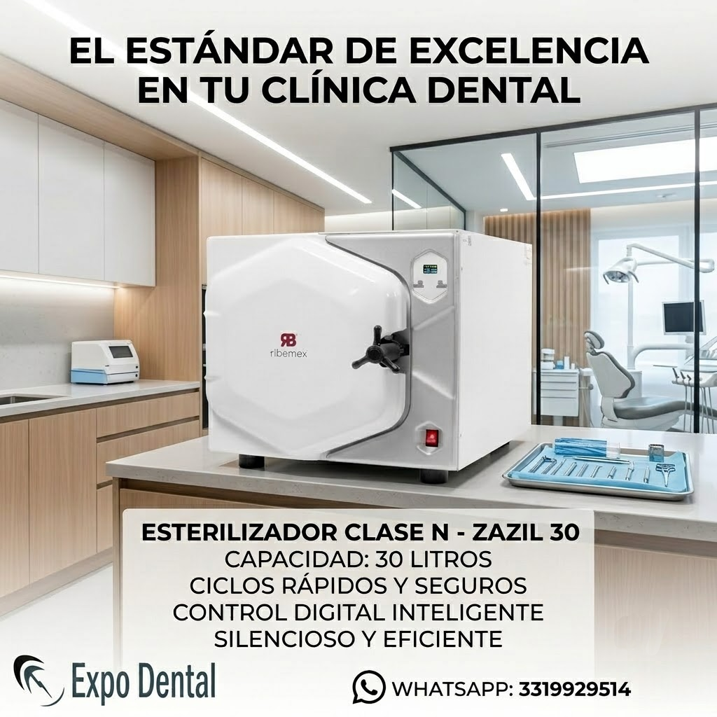 autoclave semiautomático ZAZIL30 de RIBEMEX  30 lts.